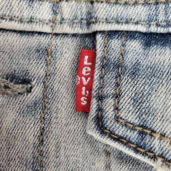 Levi's Levi Strauss & Co Denim Jean Trucker Jacket Unisex Size M 10-12 Yrs. NWT - Picture 8 of 11